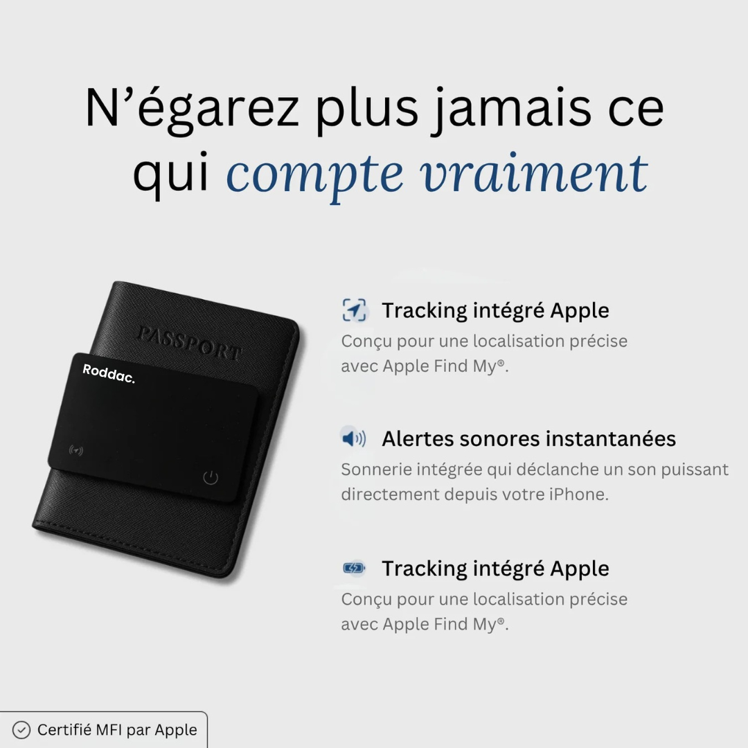 Carte de tracking Roddac™