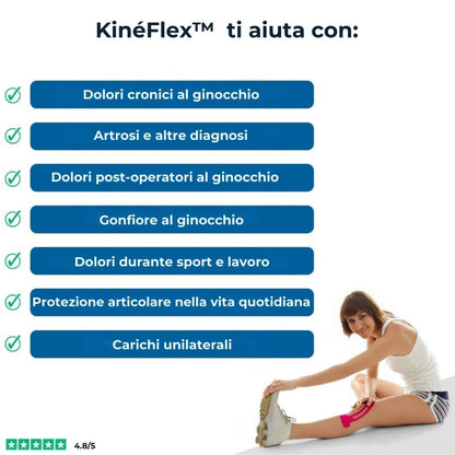 KinéFlex™ – Sollievo e stabilità per le tue ginocchia